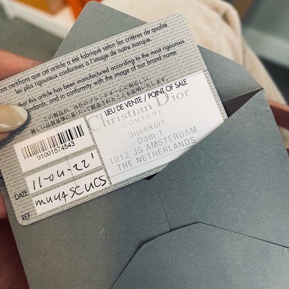 NEW IN BOX Authentic Dior Mini Saddle Bag Velvet with Crystal Rare - Picture 10 of 10